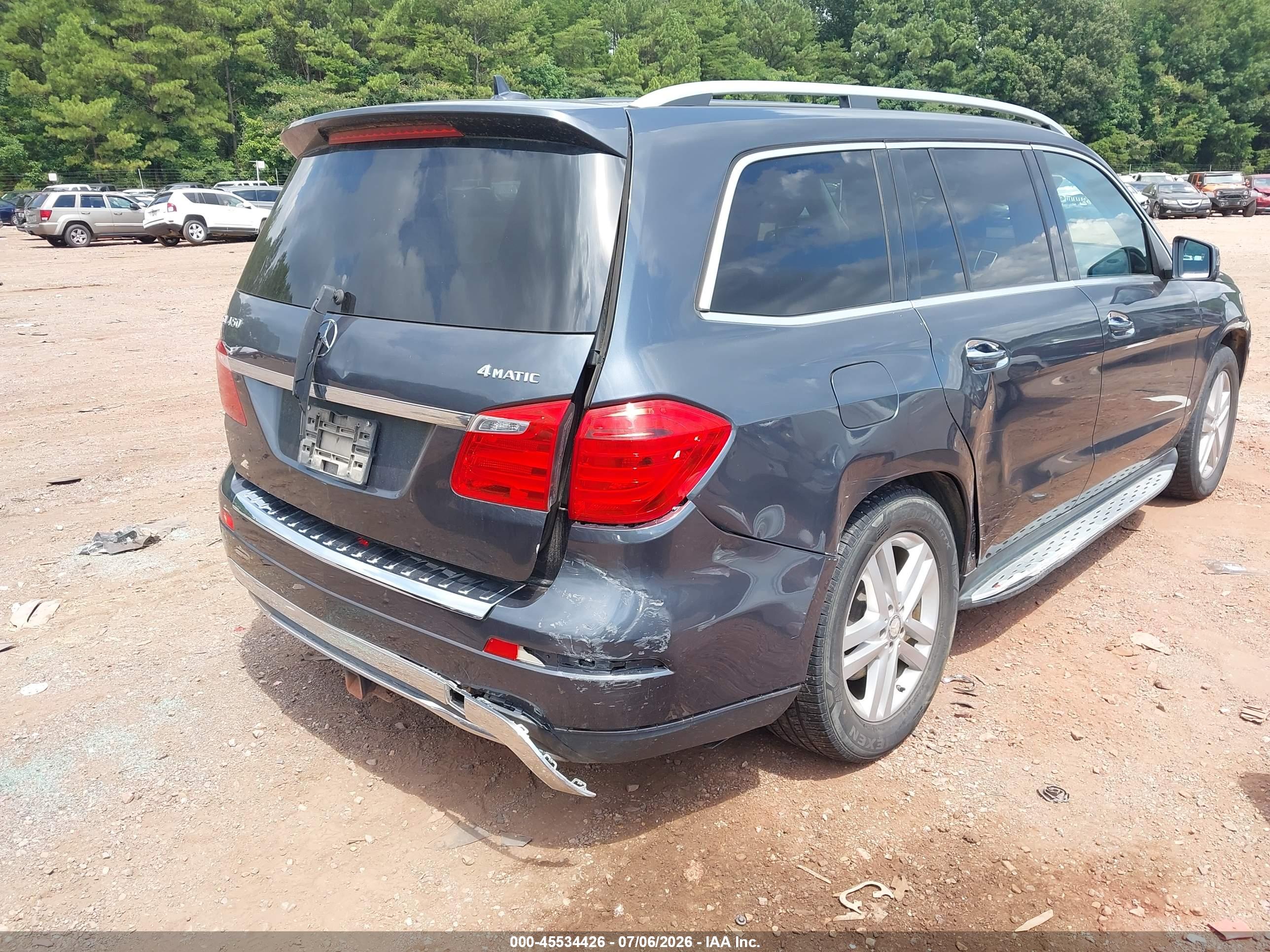 2016 MERCEDES-BENZ GL 450 4MATIC