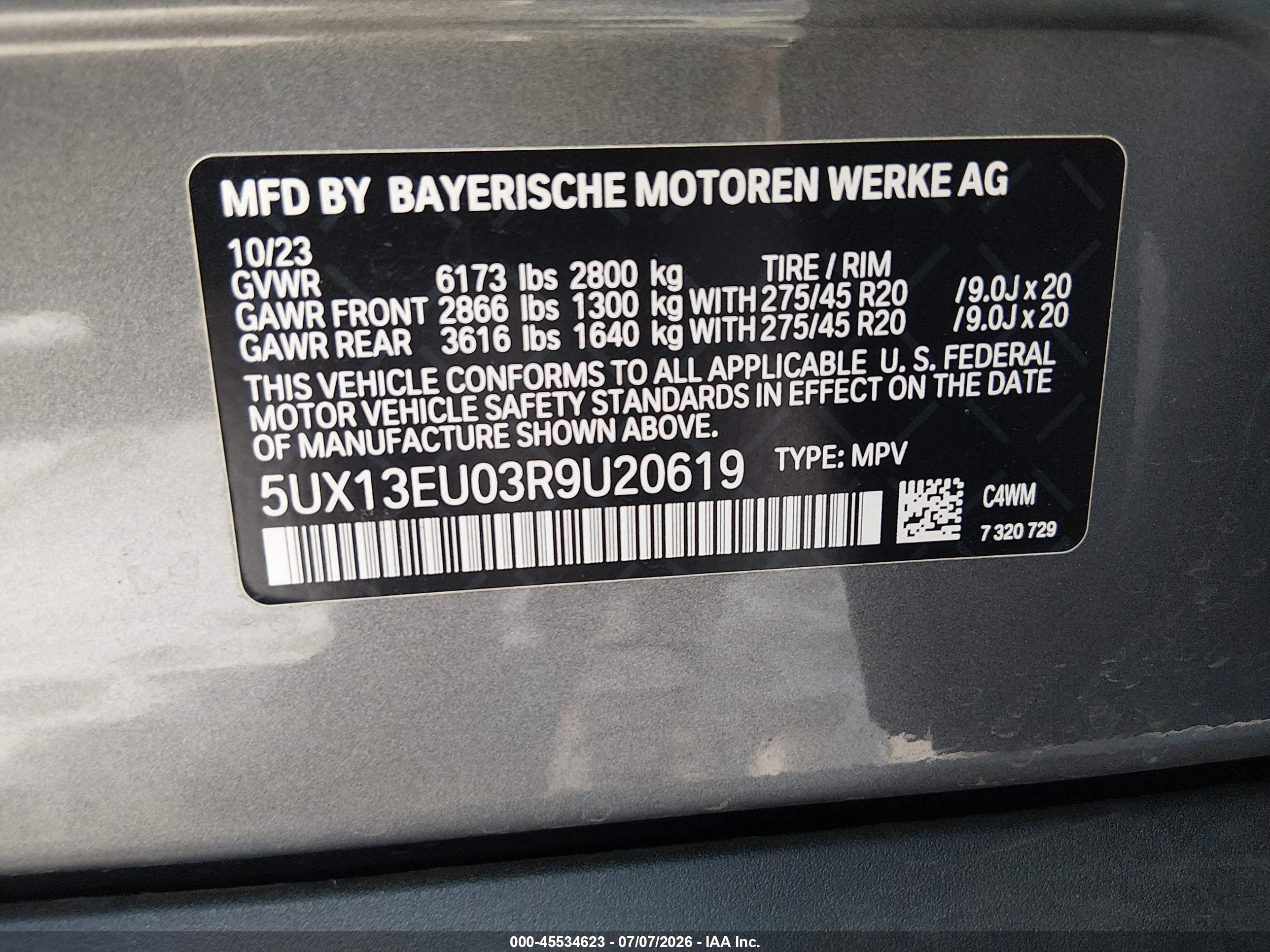 2024 BMW X5 SDRIVE40I