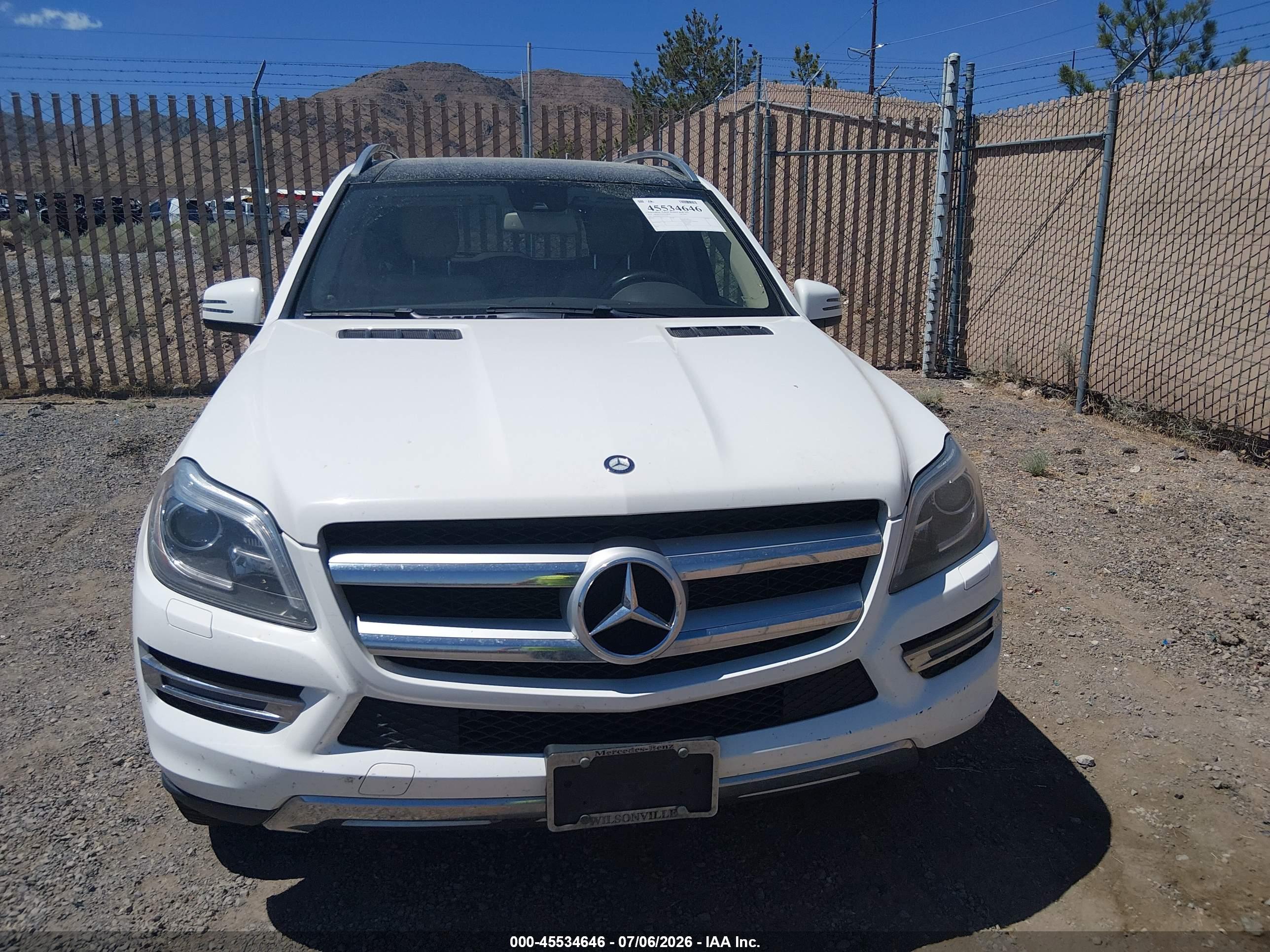 2016 MERCEDES-BENZ GL 450 4MATIC
