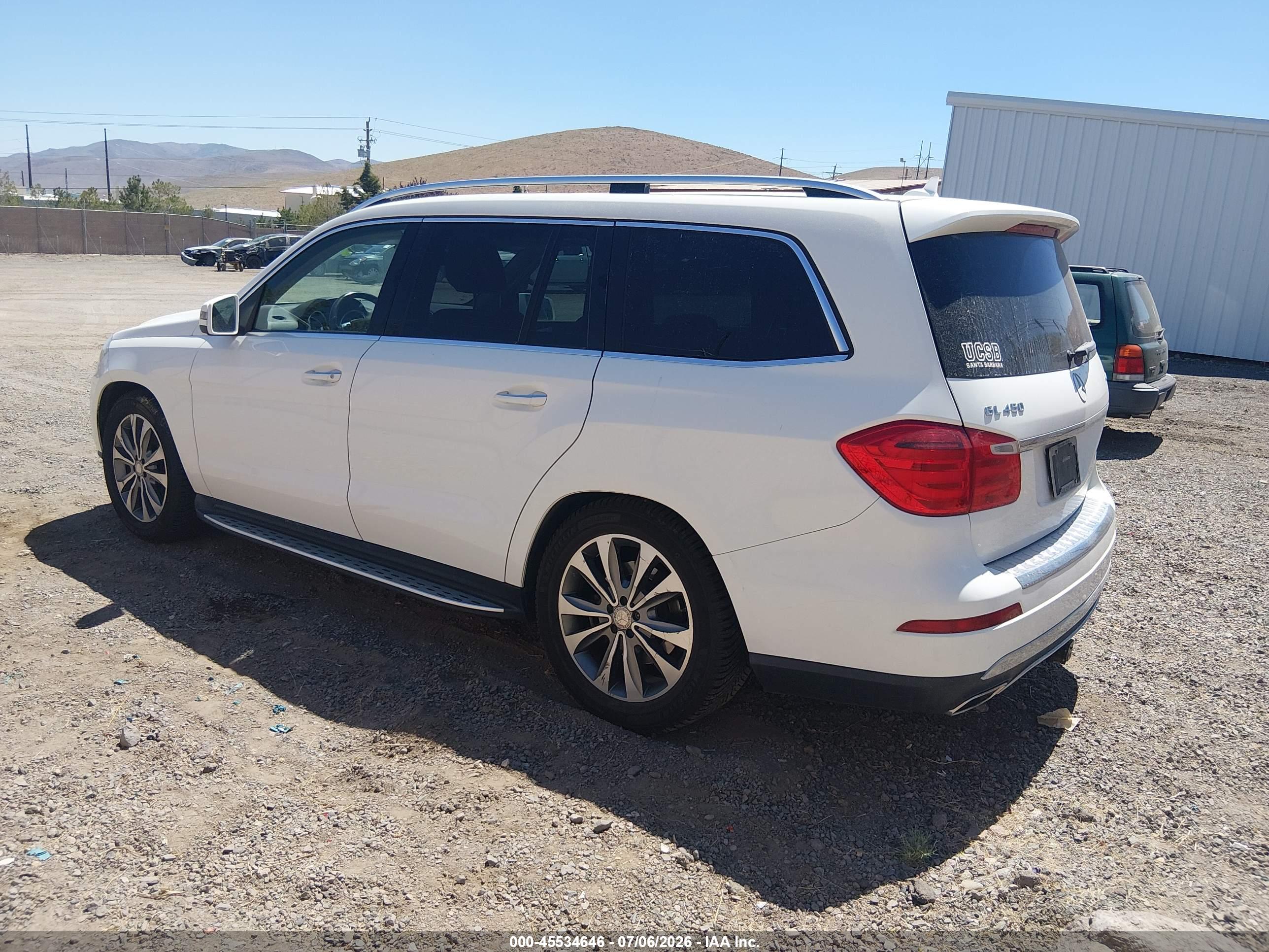 2016 MERCEDES-BENZ GL 450 4MATIC