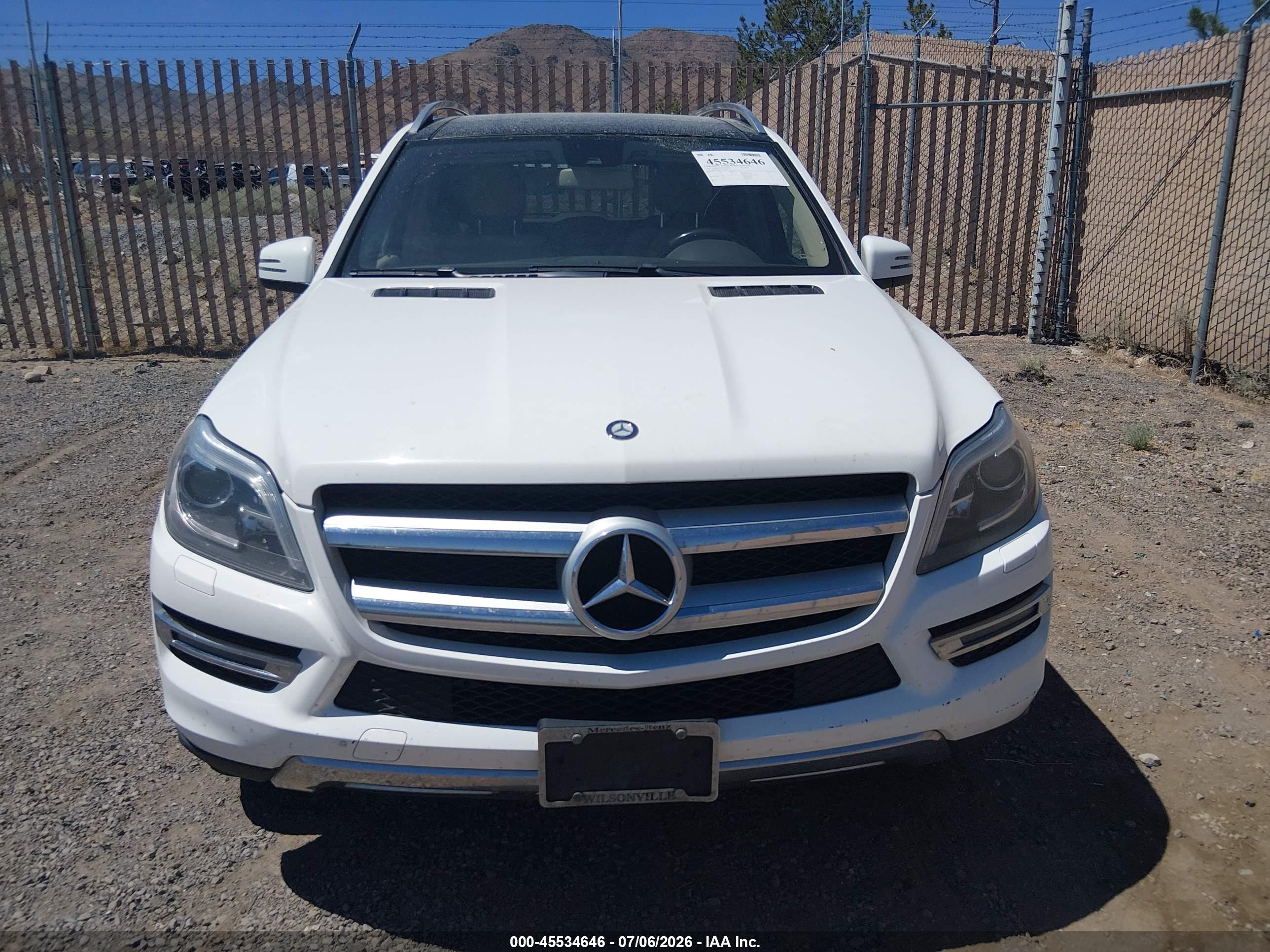 2016 MERCEDES-BENZ GL 450 4MATIC