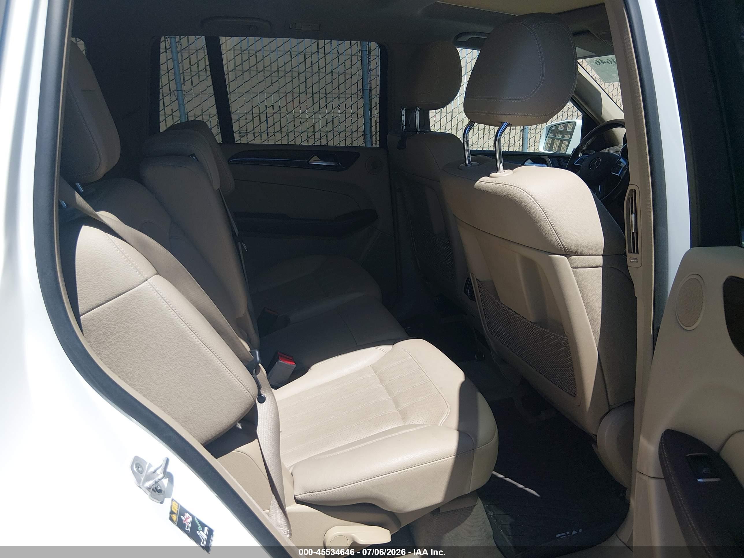 2016 MERCEDES-BENZ GL 450 4MATIC
