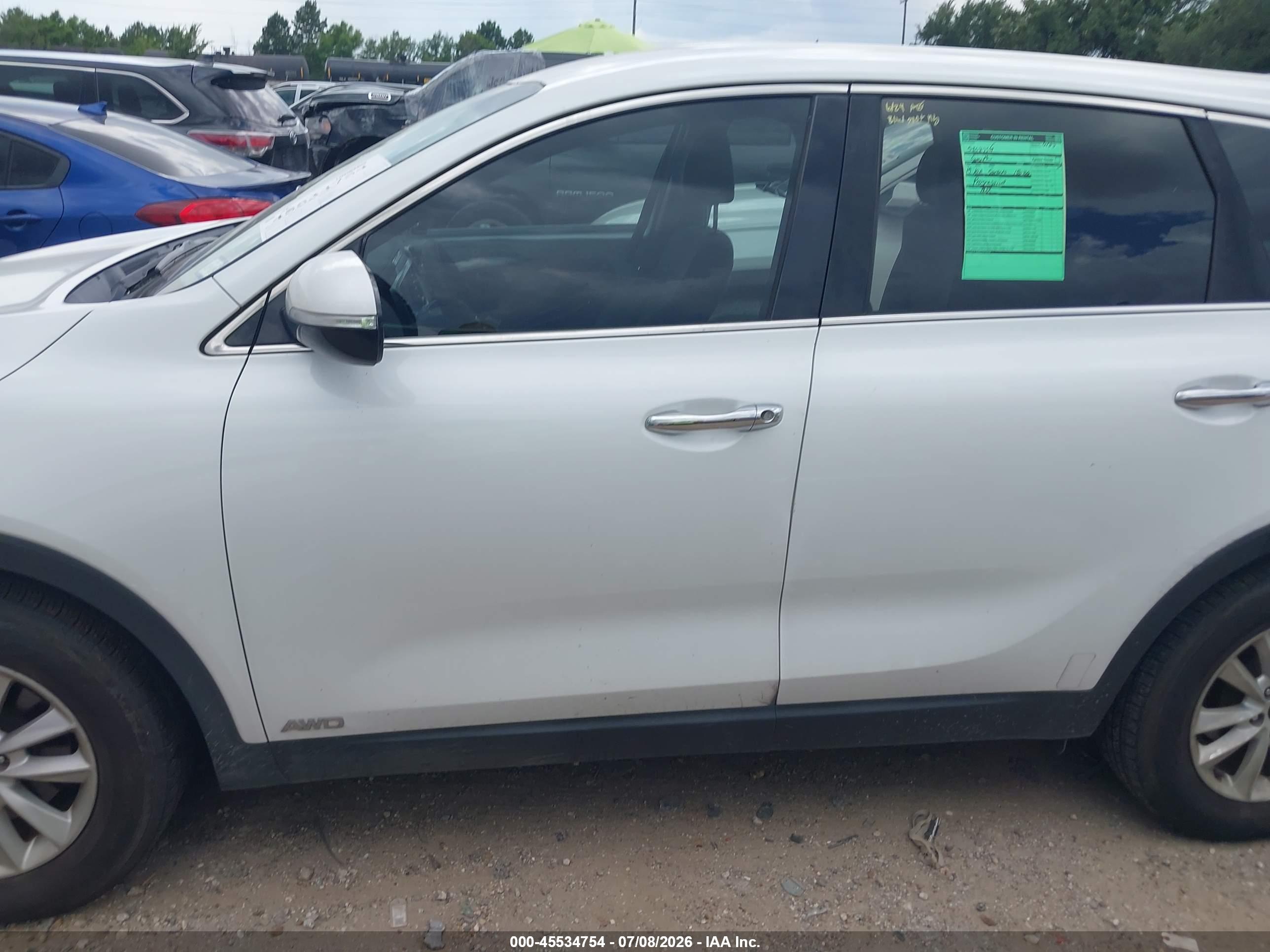 2019 KIA SORENTO 3.3L LX
