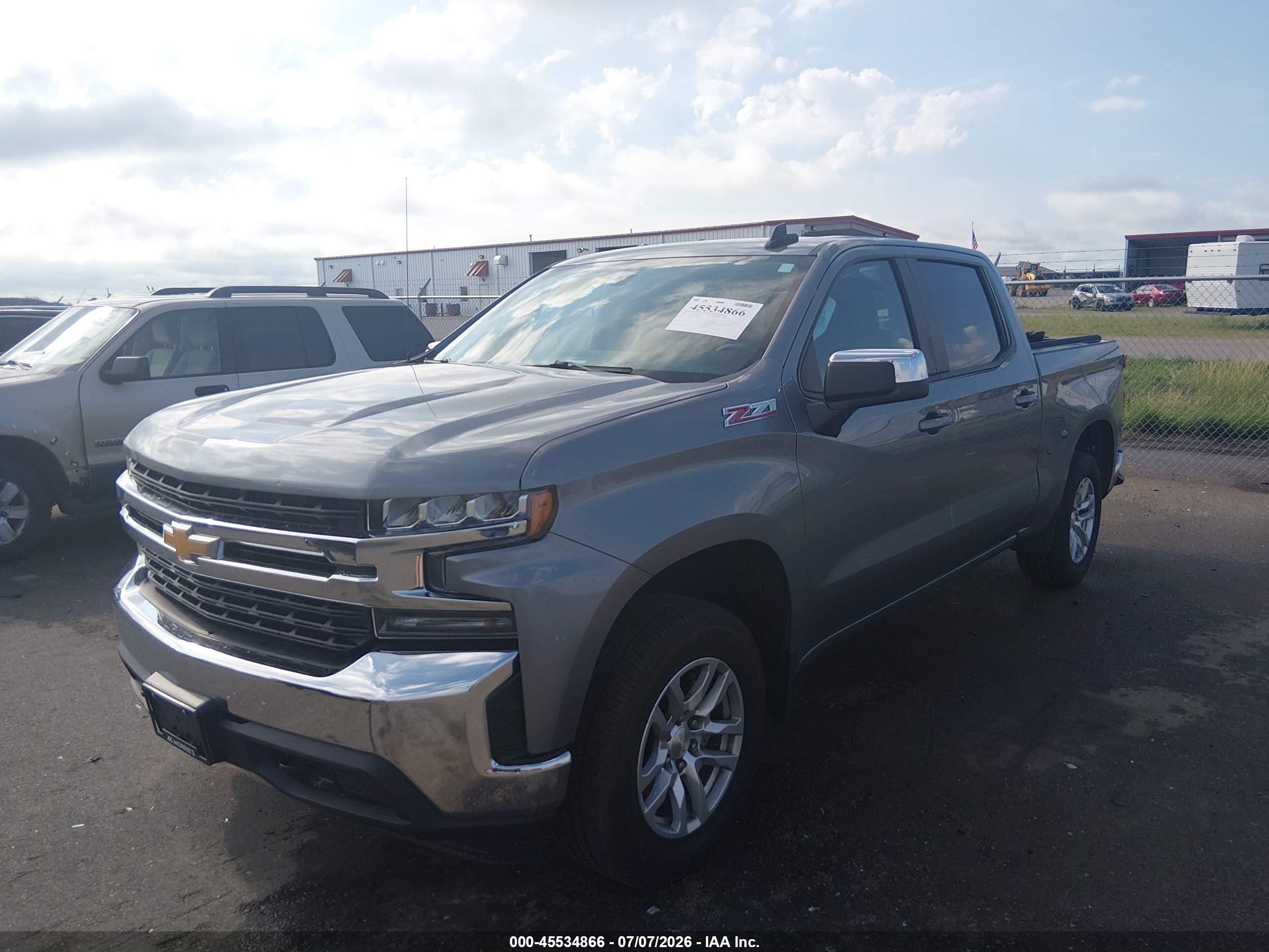 2020 CHEVROLET SILVERADO 1500 4WD  SHORT BED LT — I2