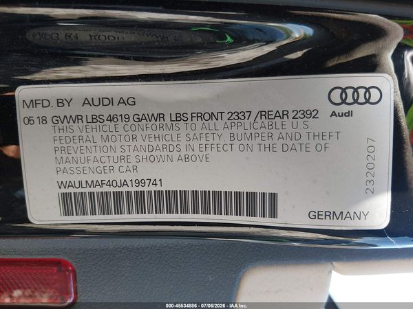 2018 AUDI A4
