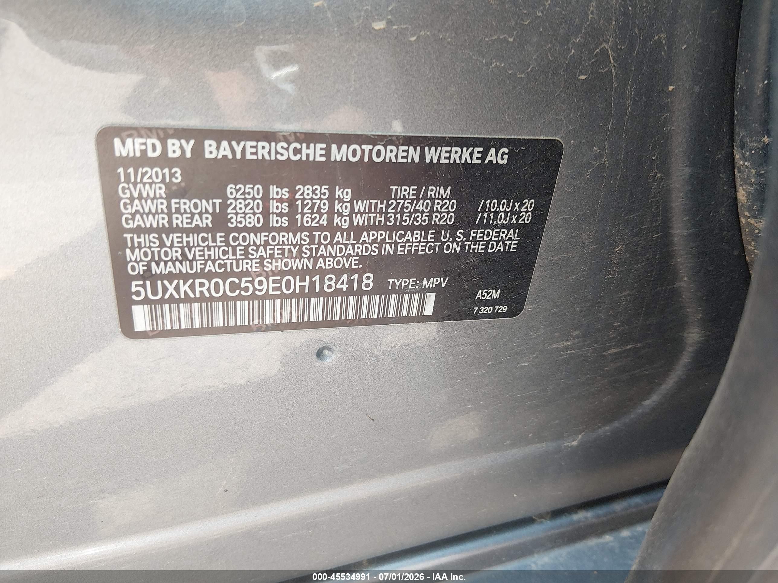 2014 BMW X5 XDRIVE35I