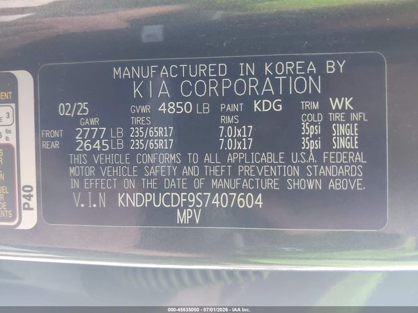 2025 KIA SPORTAGE LX