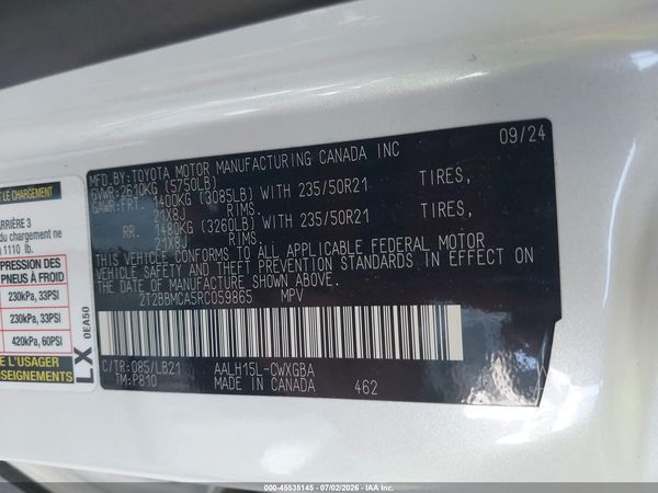 2024 LEXUS RX 350H PREMIUM PLUS
