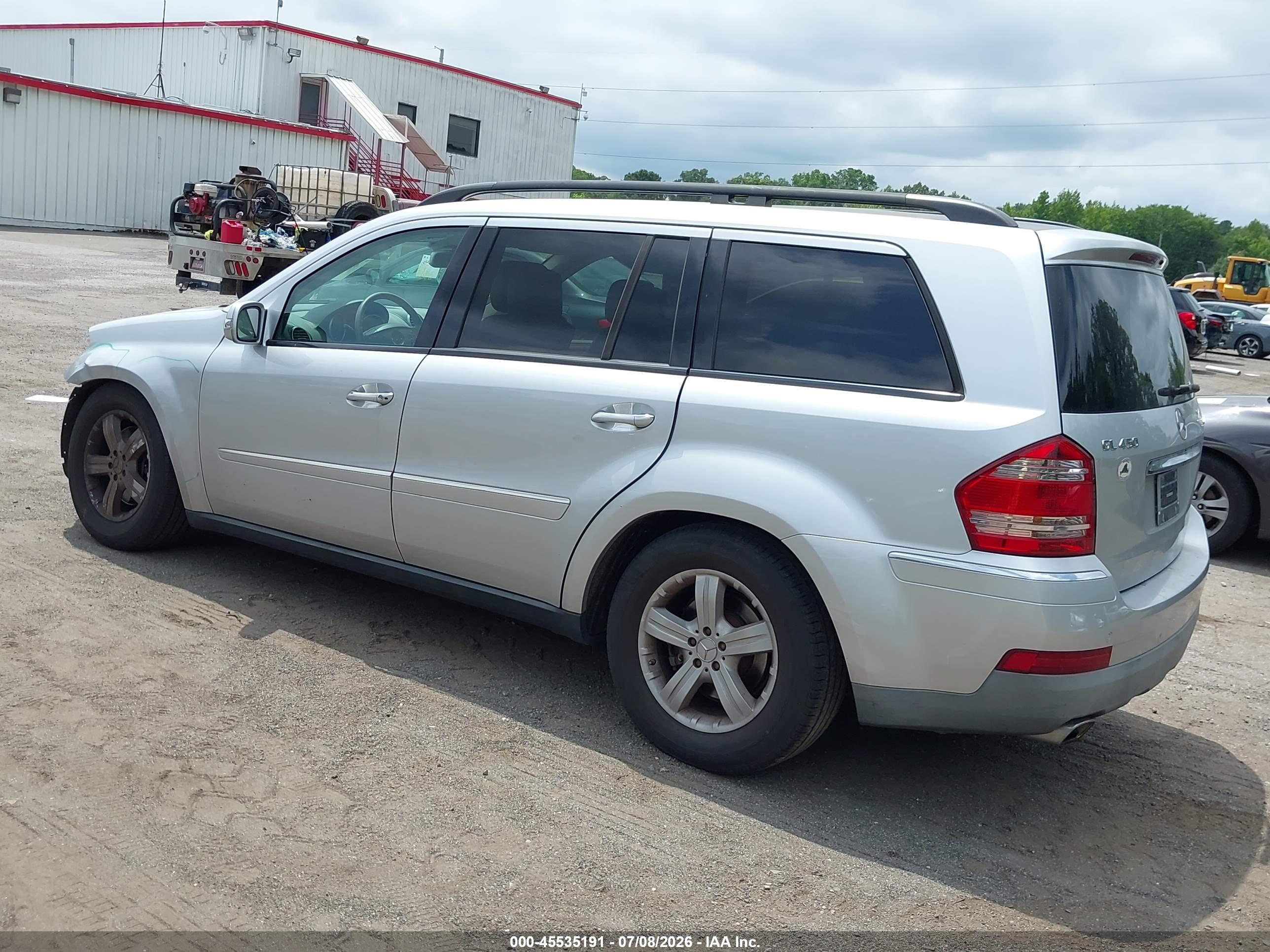 2007 MERCEDES-BENZ GL 450 GL450 4-MATIC