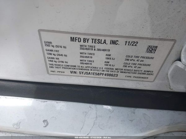 2023 TESLA MODEL S