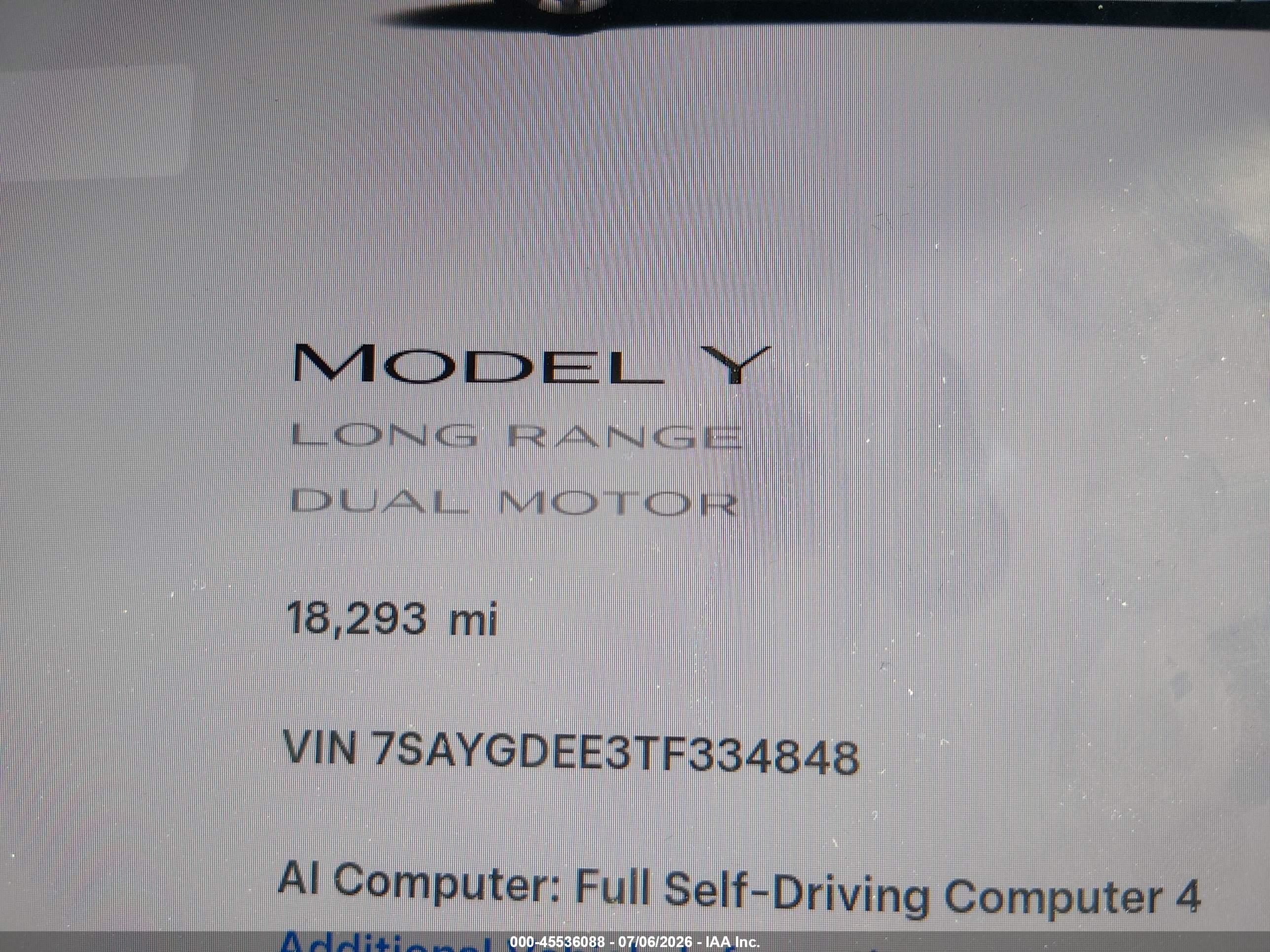 2026 TESLA MODEL Y