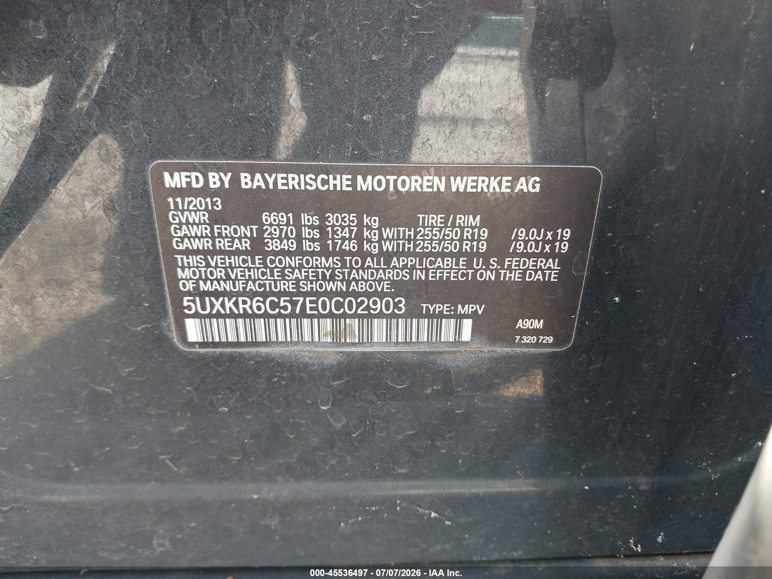 2014 BMW X5 XDRIVE50I