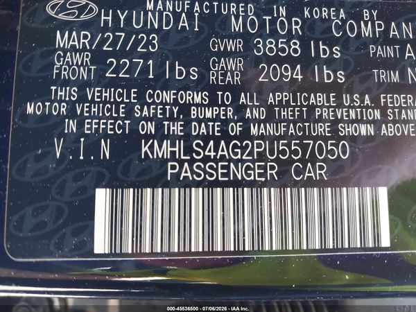 2023 HYUNDAI ELANTRA SEL
