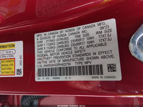 2024 HONDA CR-V LX AWD