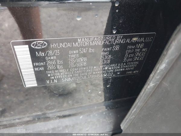 2023 HYUNDAI SANTA FE SEL