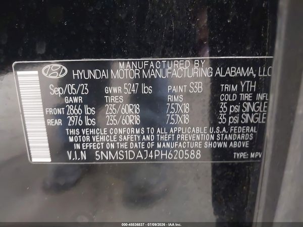 2023 HYUNDAI SANTA FE SE