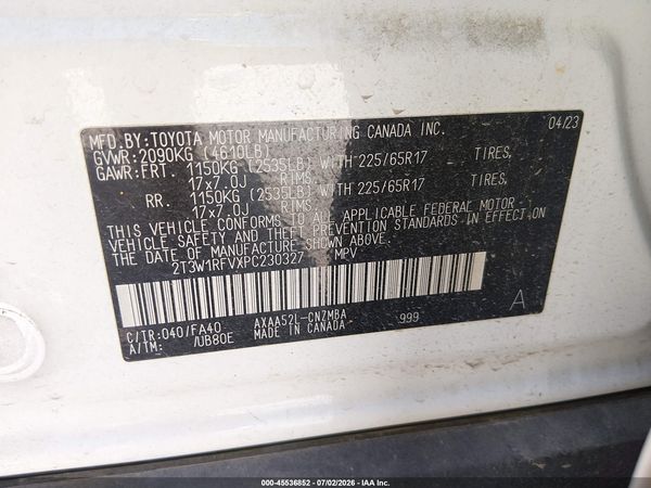 2023 TOYOTA RAV4 XLE