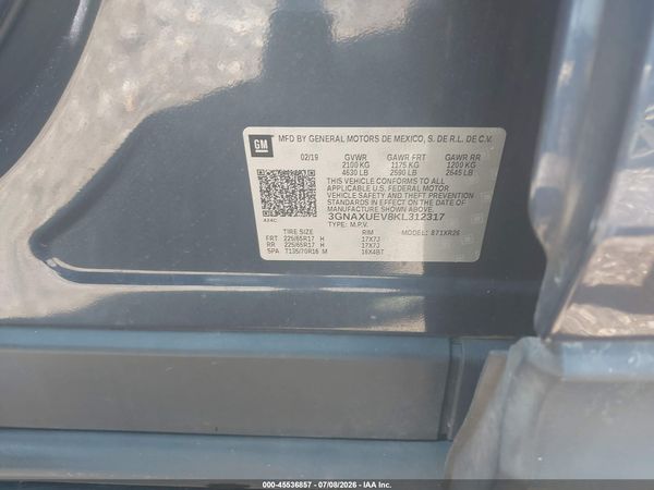 2019 CHEVROLET EQUINOX LT — I9