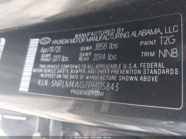 2023 HYUNDAI ELANTRA SEL