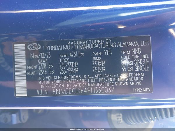 2024 HYUNDAI TUCSON LIMITED