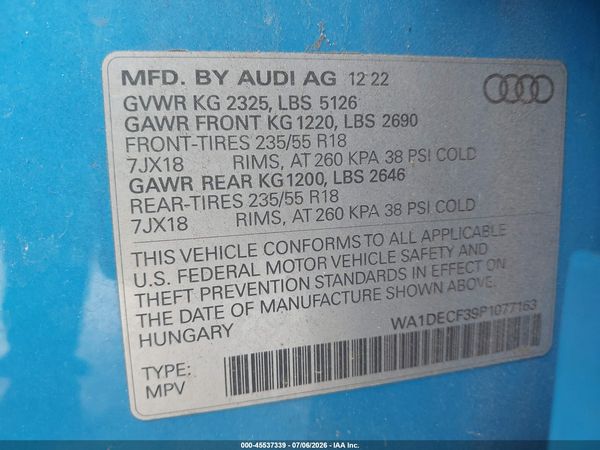 2023 AUDI Q3