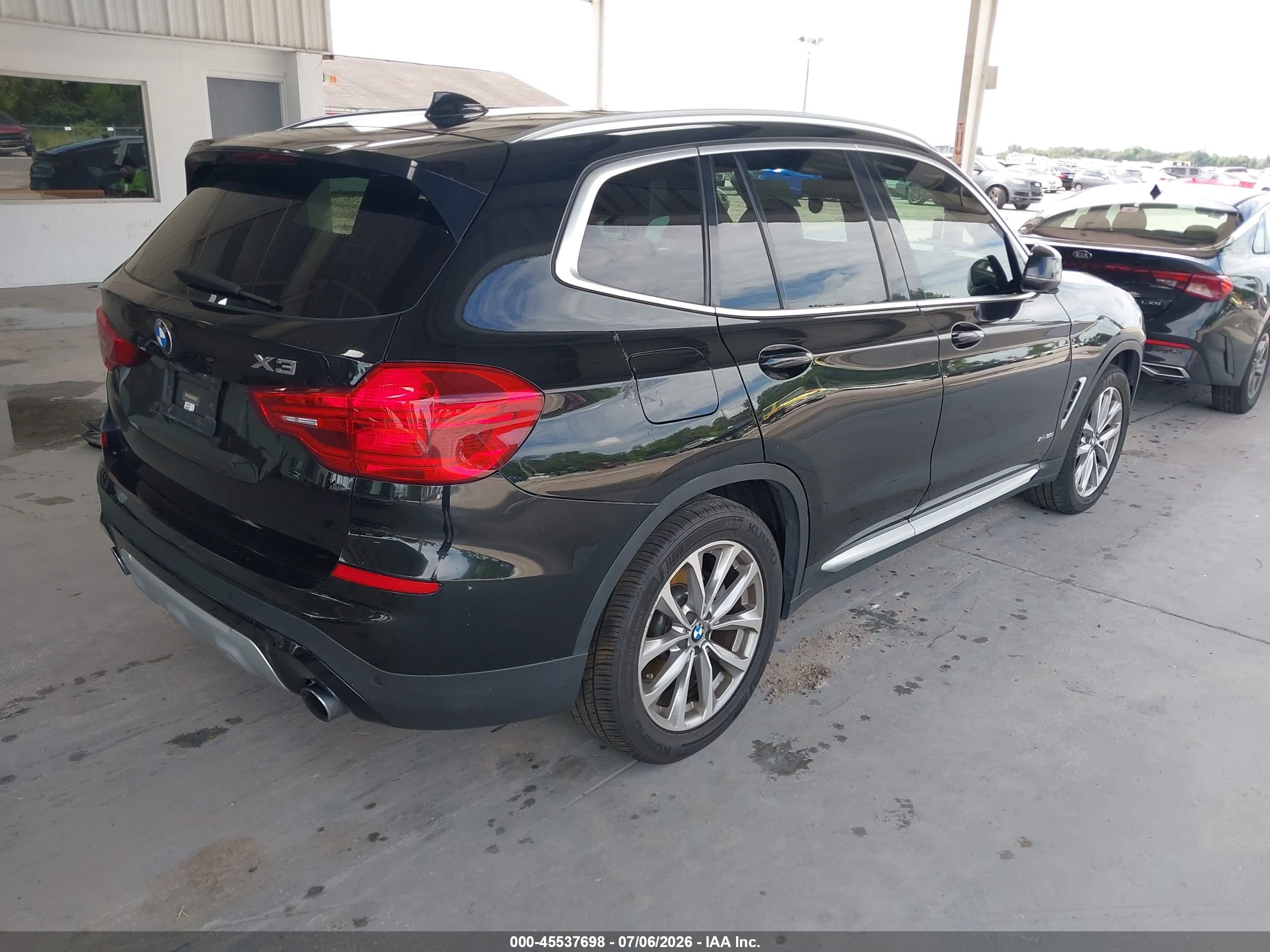2018 BMW X3 XDRIVE30I