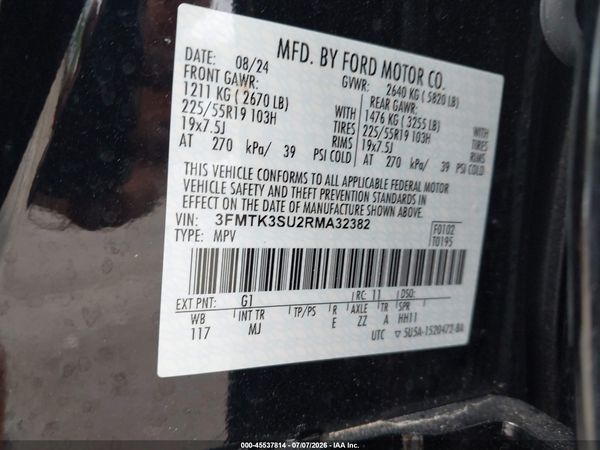 2024 FORD MUSTANG MACH-E PREMIUM