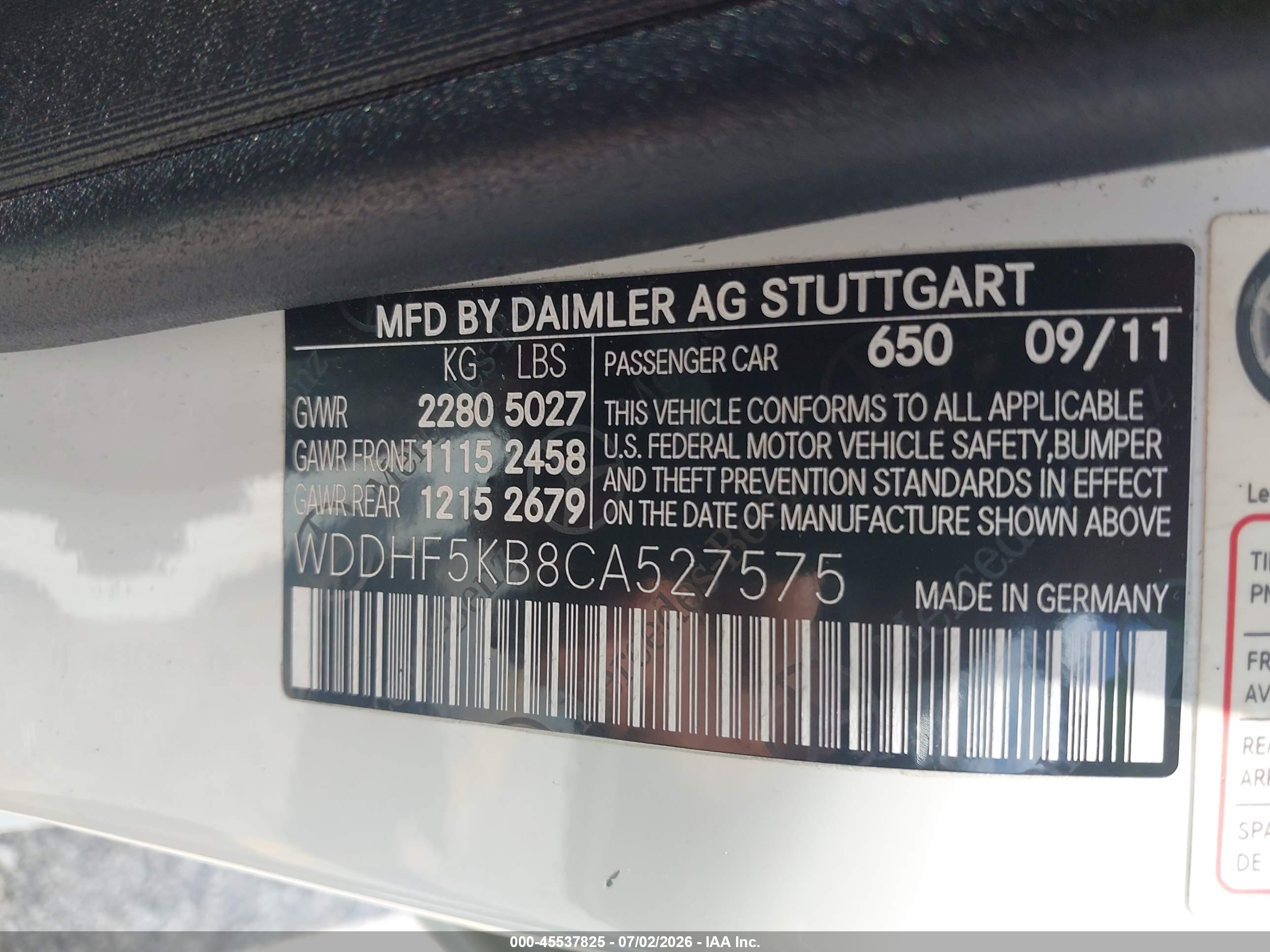 2012 MERCEDES-BENZ E 350 E350