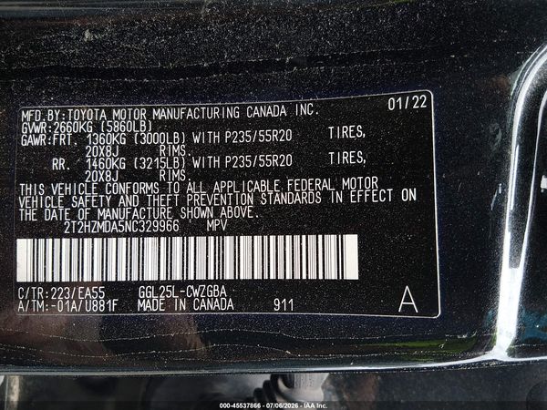 2022 LEXUS RX 350 350 Premium