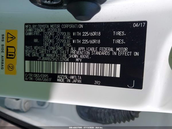 2017 LEXUS NX 200T F SPORT