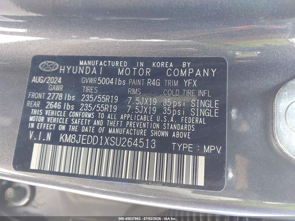 2025 HYUNDAI TUCSON HYBRID LIMITED