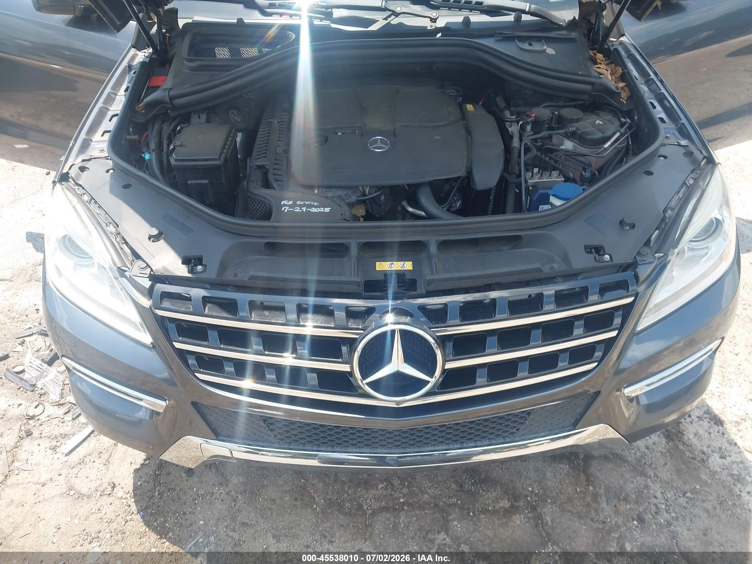 2015 MERCEDES-BENZ ML 350 ML350