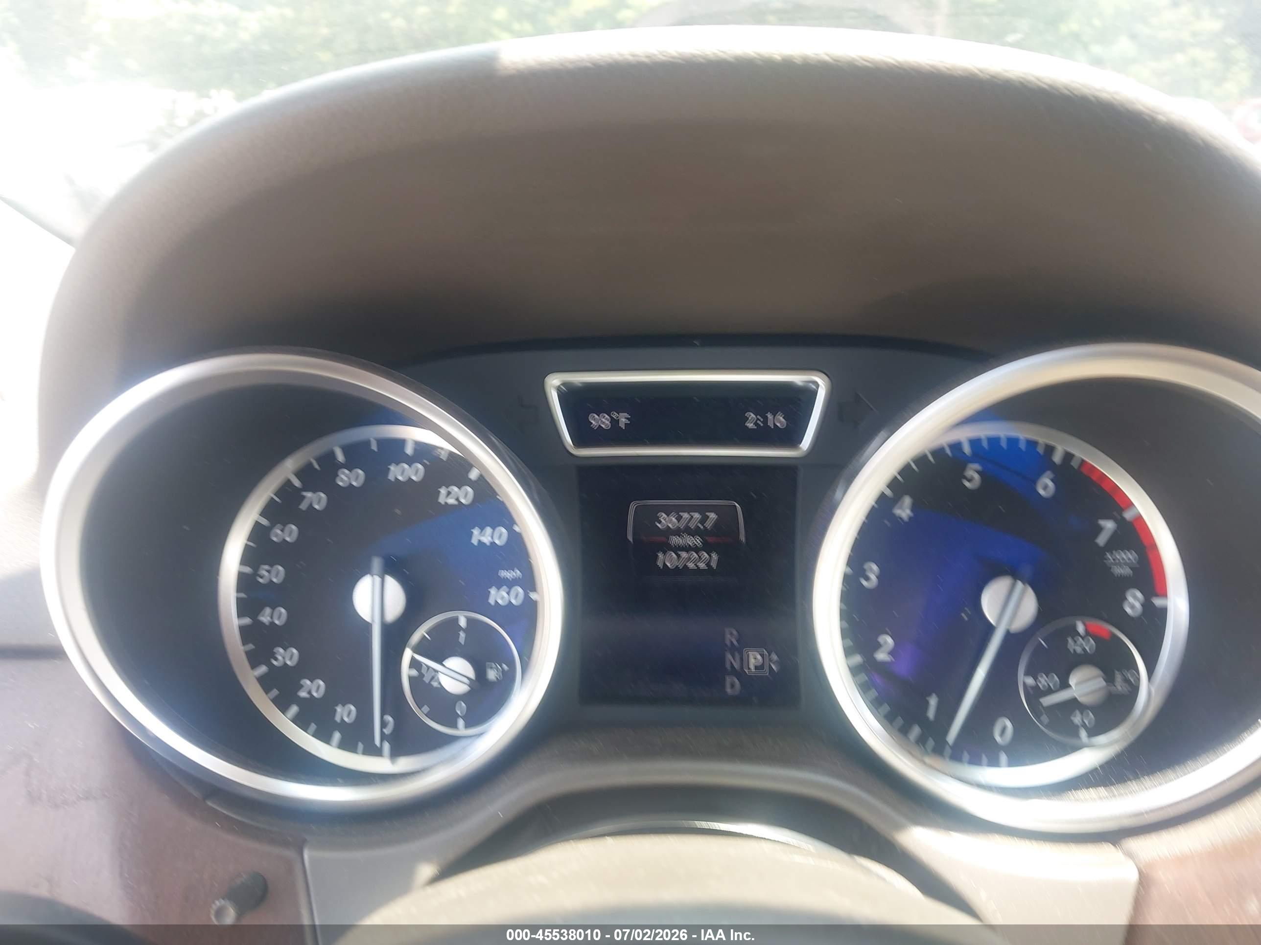 2015 MERCEDES-BENZ ML 350 ML350