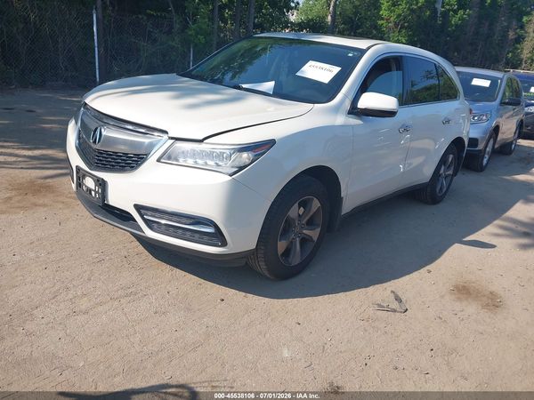 2016 ACURA MDX ACURAWATCH PLUS PACKAGE
