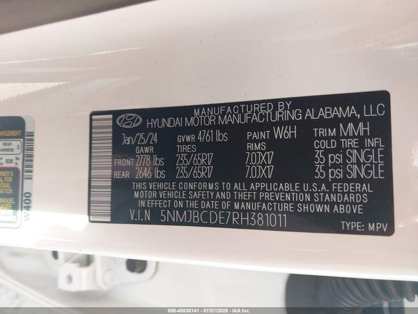 2024 HYUNDAI TUCSON SEL