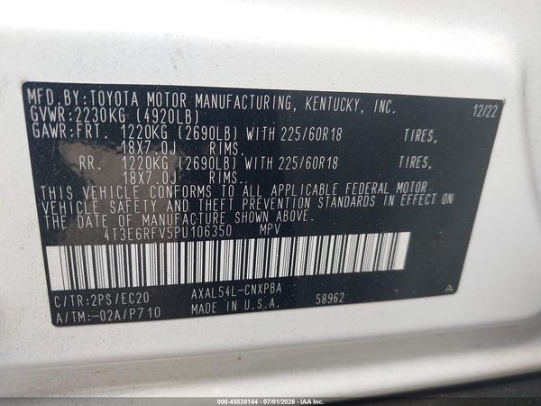 2023 TOYOTA RAV4 HYBRID XSE