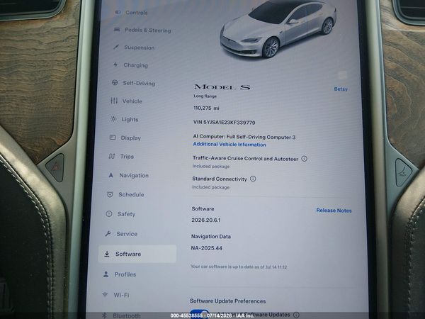 2019 TESLA MODEL S
