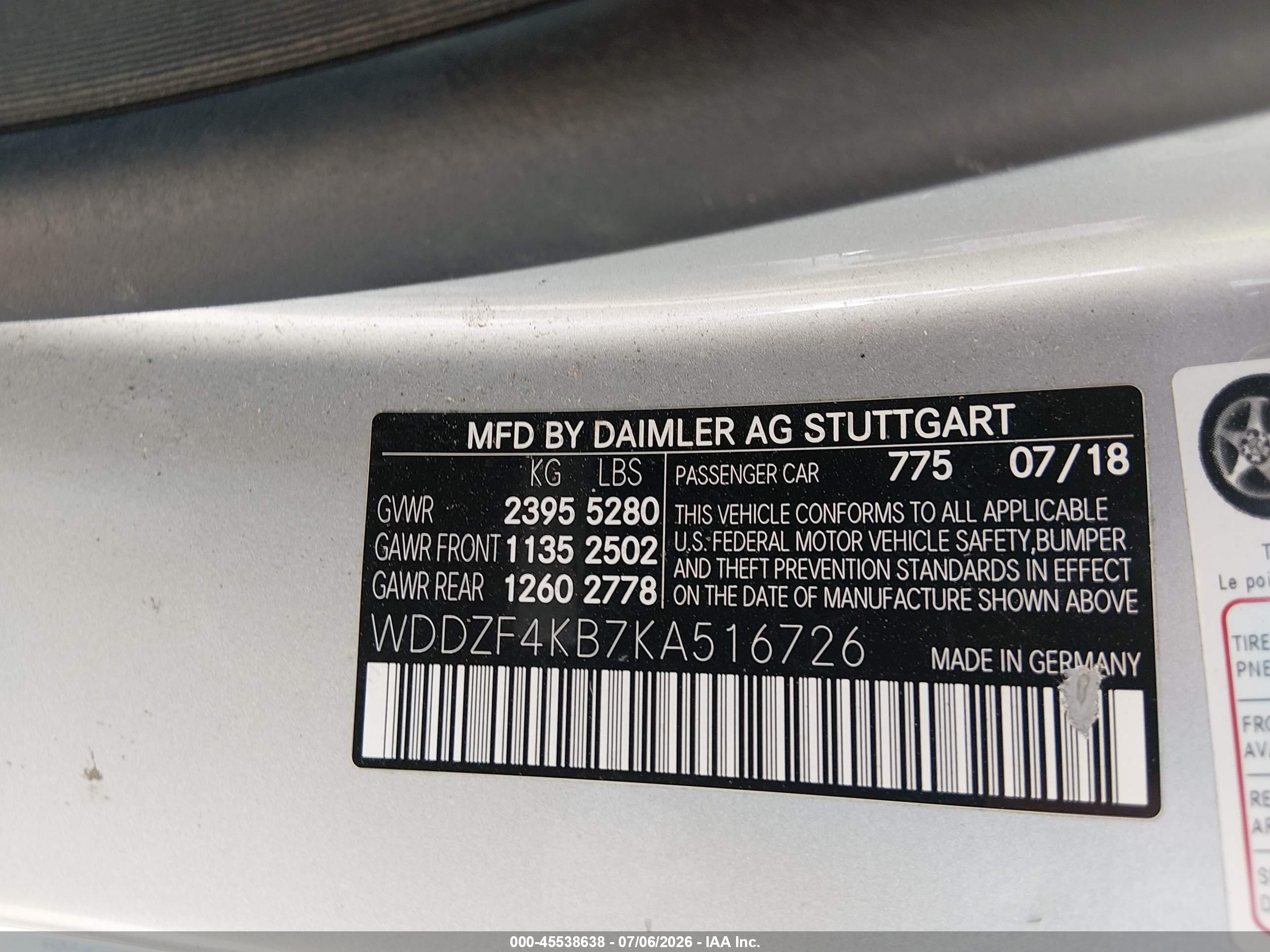2019 MERCEDES-BENZ E 300 4MATIC