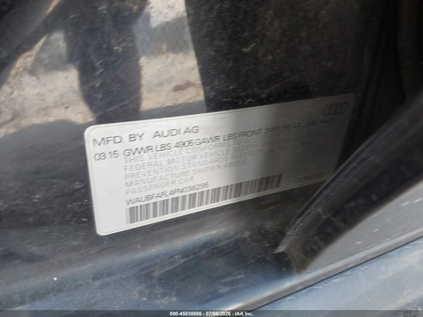 2015 AUDI A4 2.0T PREMIUM
