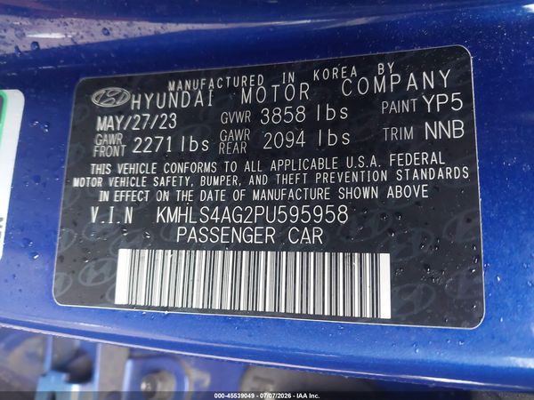 2023 HYUNDAI ELANTRA SEL