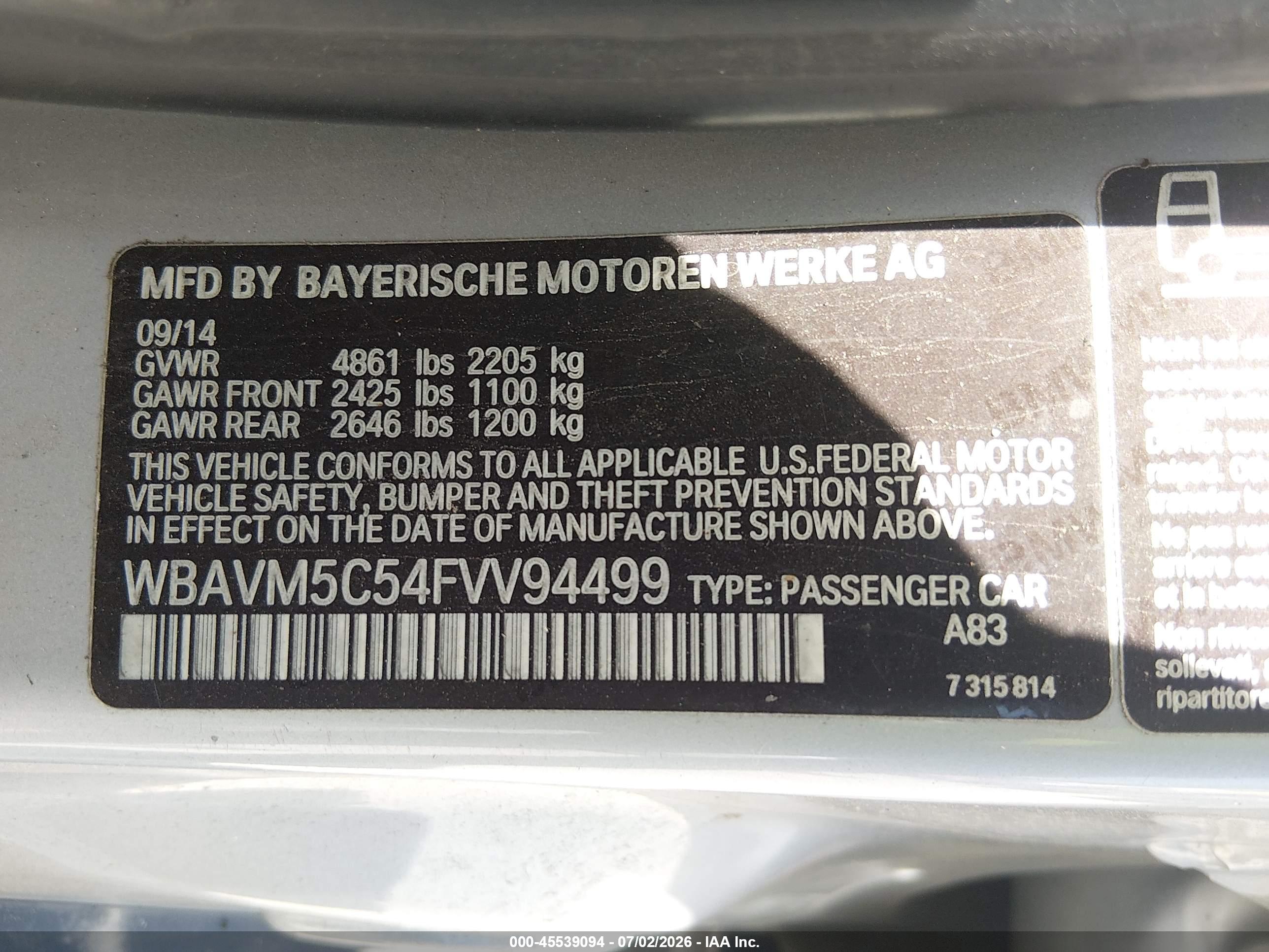 2015 BMW X1 xDrive35i