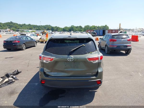2016 TOYOTA HIGHLANDER LIMITED V6