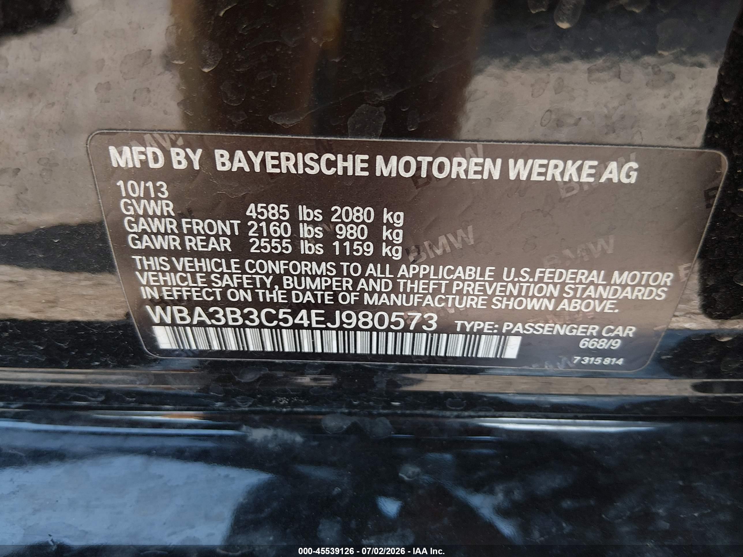 2014 BMW 328I XDRIVE