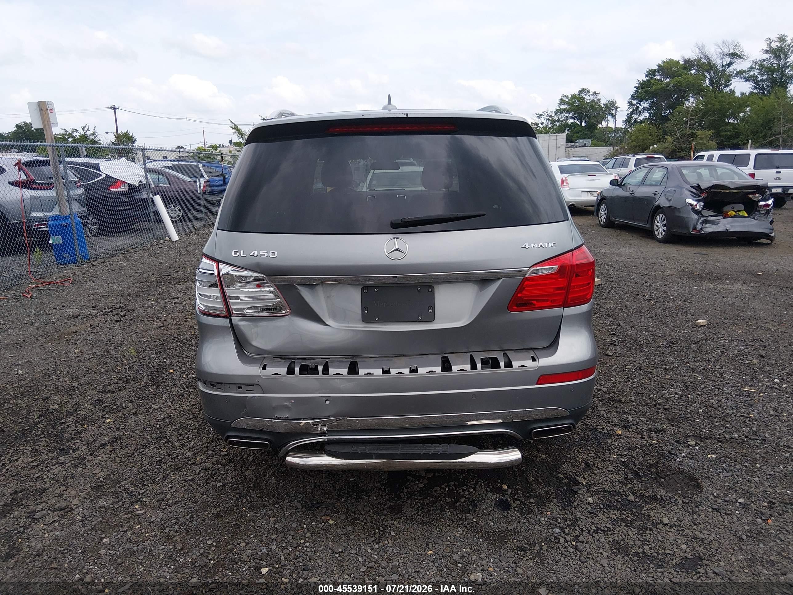 2015 MERCEDES-BENZ GL 450 4MATIC