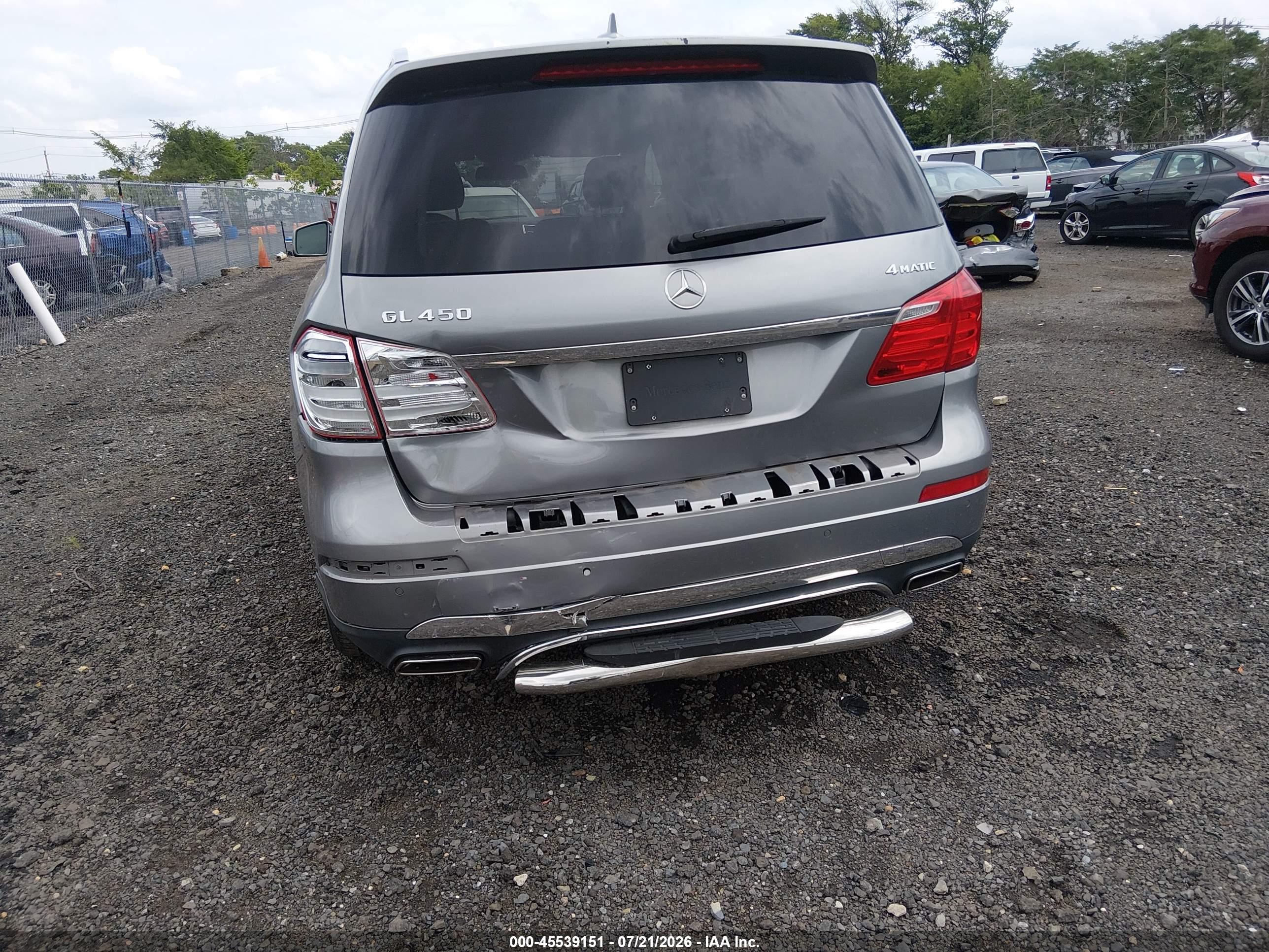 2015 MERCEDES-BENZ GL 450 4MATIC