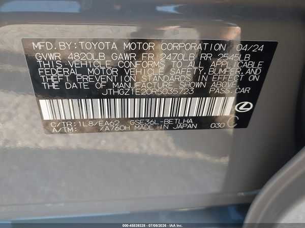 2024 LEXUS IS 350 F SPORT