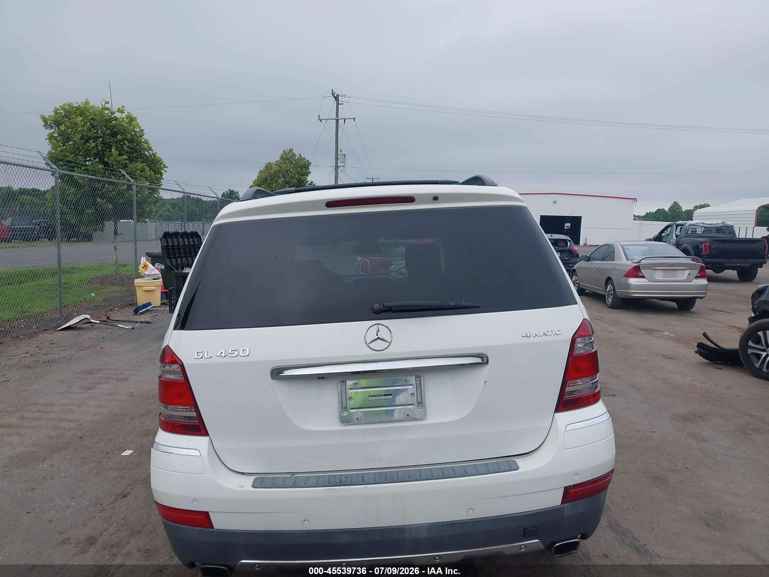 2008 MERCEDES-BENZ GL-CLASS GL450 4 MATIC