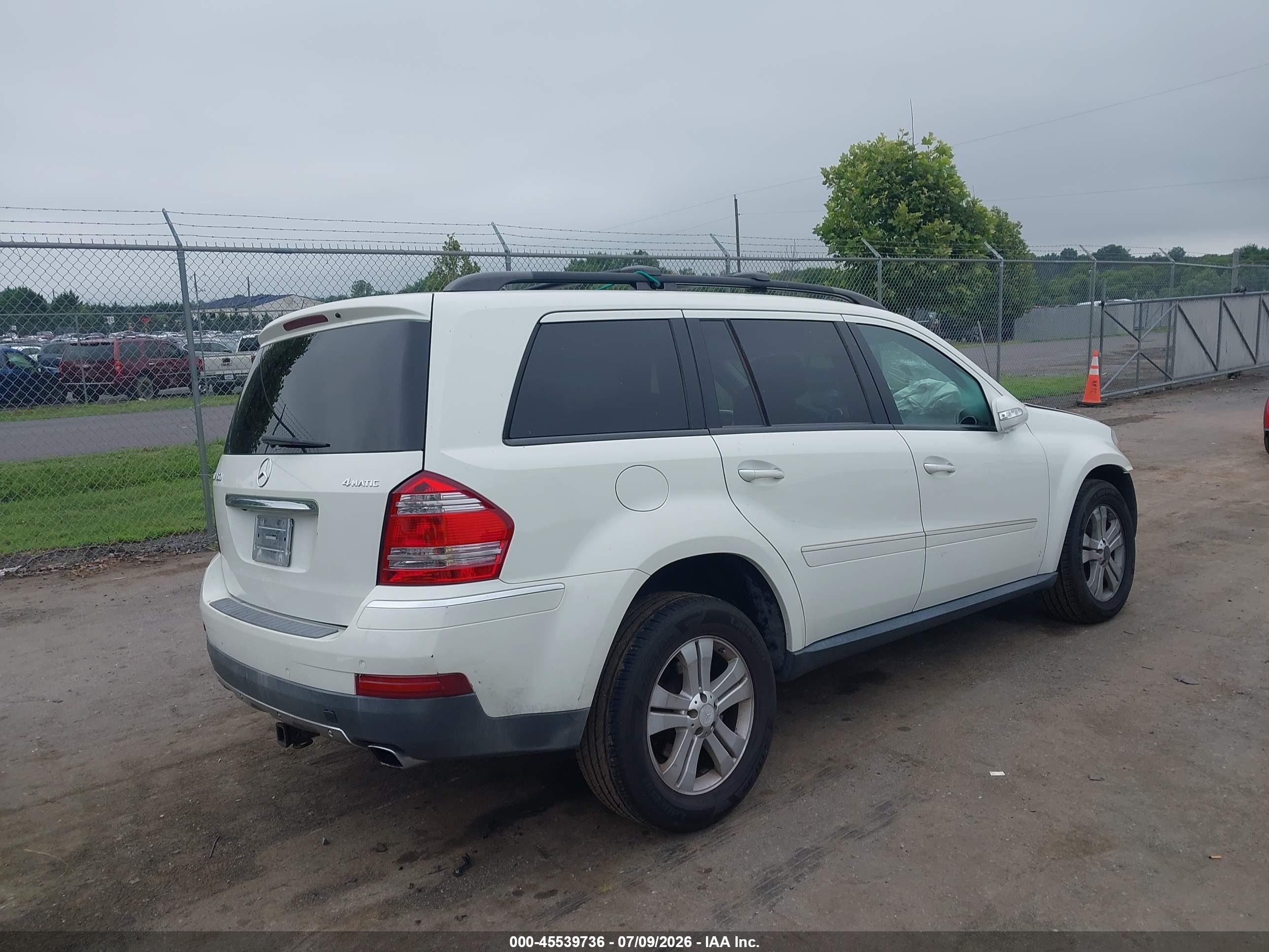2008 MERCEDES-BENZ GL-CLASS GL450 4 MATIC
