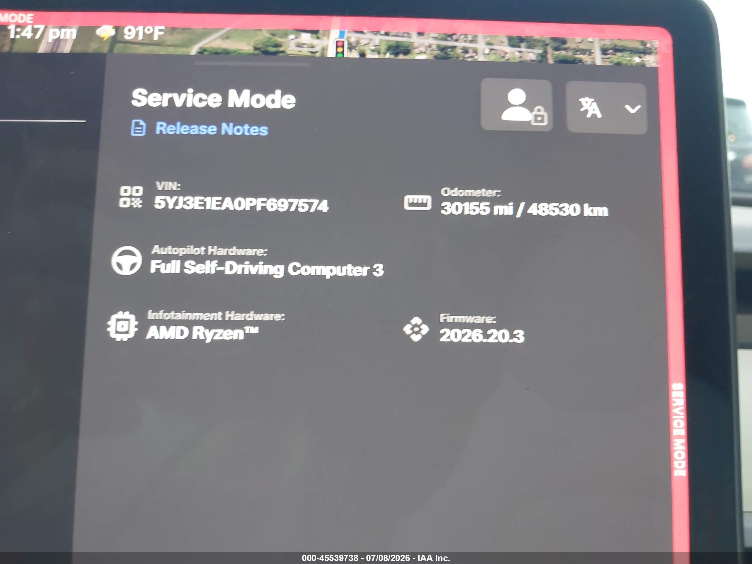 2023 TESLA MODEL 3 REAR-WHEEL DRIVE