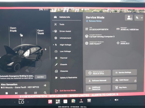 2023 TESLA MODEL 3 REAR-WHEEL DRIVE